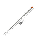 Retractable Blow Fire Tube Mouth Blowpipe for Outdoor Beach Camping Cooking T
