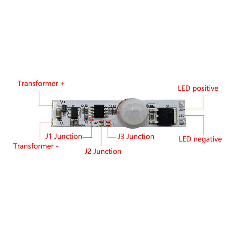 3.7V Human Body Infrared Sensor Kitchen Cabinet Light Circuit Board Switch