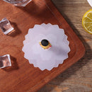 Reusable Silicone Cup Cover Heat Resistant Sealed Leakproof Cups Lid (D)