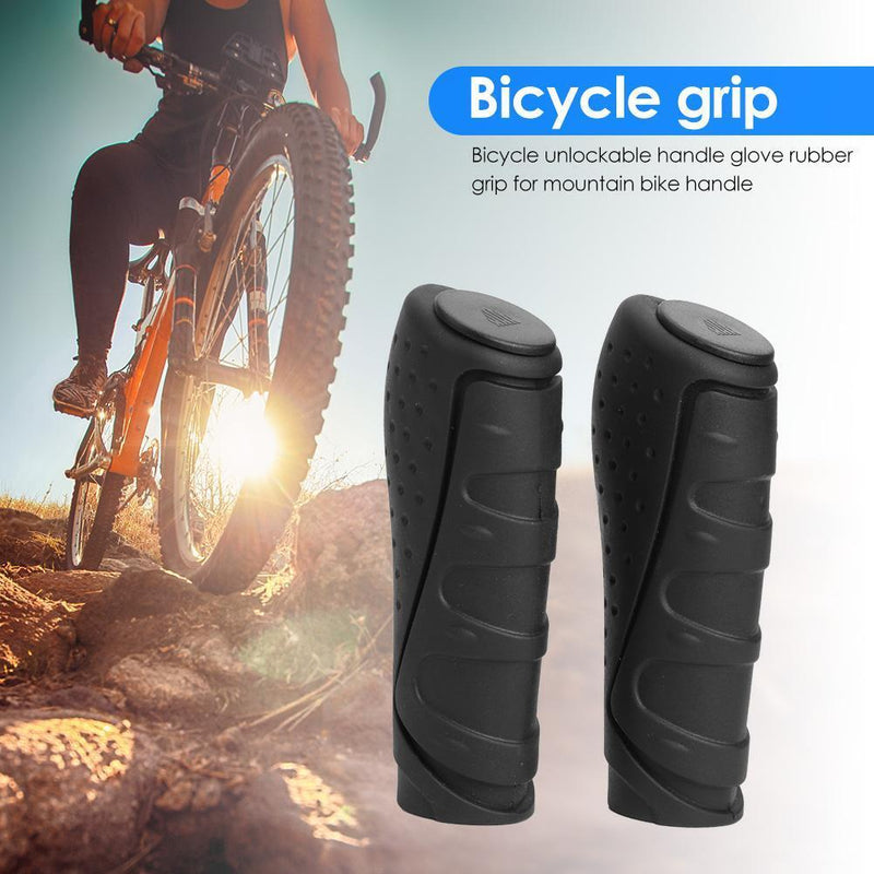 1pair Bicycle Handlebar Protective Case Rubber MTB Bike Non-slip Grip Cover