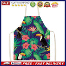 Kitchen Linen Apron Birds Print Home Cooking Baking Bib Chef Cooker Accesso