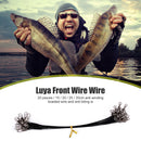 20pcs Anti-bite Fishing Line Steel Wire Leader Fishing Tackle (15cm Black) Newly