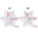 Star Shape Christmas DIY Big Snowflake Silicone Mould Crystal Mold Clay Tool