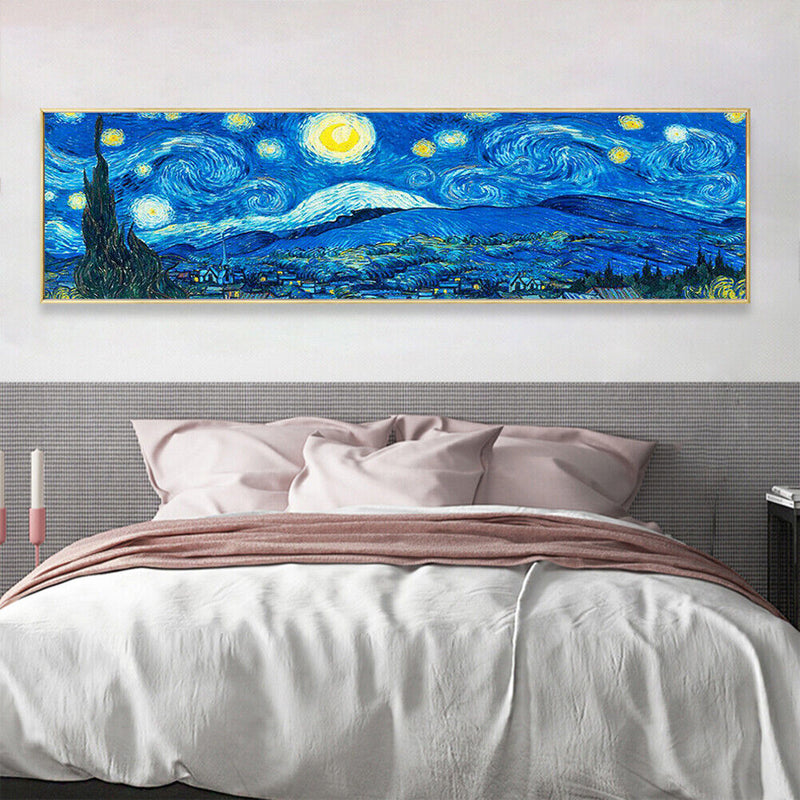 Diamond Painting Abstract Night Sky Full Round Drill Mosaic Decor Kit 80x30cm