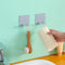 Kitchen Bathroom Storage Rack Mobile Phone Remote Control Shelf Punch-Free Hook