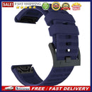 Watch Band 26mm Silicone Adjustable Length Wrist Straps for Garmin Fenix 6X