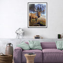 5D DIY Full Drill Diamond Painting Logy Elk Cross Stitch Embroidery Mosaic Craft