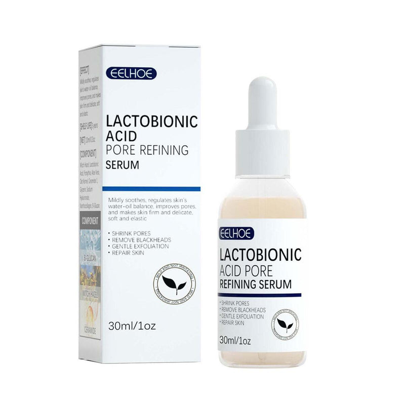 Lactobionic Acid Shrink Pores Essence Exfoliating Moisturizing Smooth Pores: