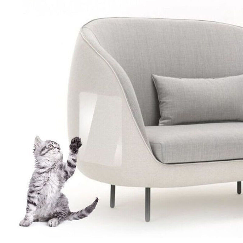 #A Plastic Transparent Cat Scratch Stickers With Pin for Protecting Furniture