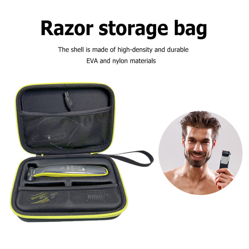 Electric Shaver Razor Box Hard Case Trimmer Shaver Pouch Travel Organizer