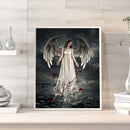 Angel Wings Oil Paint By Numbers Kits DIY Handpainted on Canvas Wall Art
