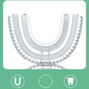 Silicone 360 Degrees Toothbrush Smart Ultrasonic Teeth Brush Replacement Heads