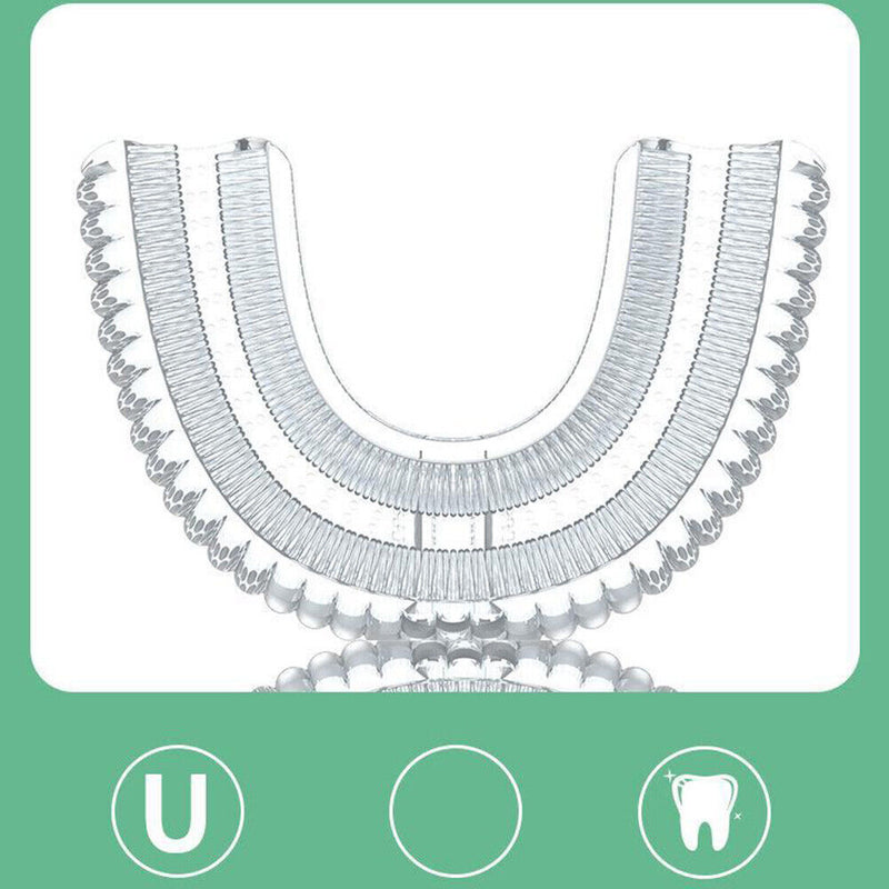 Silicone 360 Degrees Toothbrush Smart Ultrasonic Teeth Brush Replacement Heads