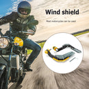 2pcs Windshield Handguard Aluminum Alloy Windproof for Hollow 22mm Handlebar