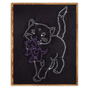 5D DIY Fluorescent Diamond Painting Cute Cat Cross Stitch Embroidery Mosaic