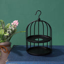 Birdcage Shaped Wax Seal Melting Furnace DIY Sealing Wax Warmer Pot (Black)