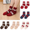 Warmer Cotton Christmas Socks Christmas Deer Floor Socks Sleeping Hosiery