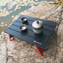 Aluminum Alloy Mini Folding Table Portable Household Outdoor Desk (Red) Newly