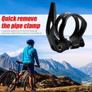 MTB Road Bike Seat Post Clamp Quick Release Seatpost Collar 34.9mm (Black) Newly