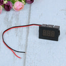 0.36inch LED Digital Voltmeter DC 4.5-30V Two Line Volt Meter(Green) Newly