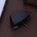 3.5mm Jack Microphone Earphone to 2.5mm Audio Adapter for Xbox 360(Black) Newly