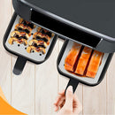 Air Fryer Liners Disposable Baking Sheets Papers (White 20.6x14cm 50x)