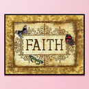11CT Letter Stamped Embroidery DIY Full Cross Stitch Cotton Thread Printed Art