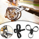 Aluminium Alloy Seatpost Clamp Folding Bicycle Seat Tube Clip for Brompton
