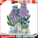 Flowers Cross Stitch 14CT Stamped Canvas DIY Embroidery Needlework (H640)