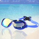 #A Electroplating Large Frame Swimming Glasses Eyewear Swim Diving Goggles