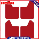 4pcs/set Red Splash Guard Mud Flaps Universal Car Pickup SUV Fender Mudguards