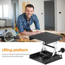Aluminum Router Lift Table Woodworking Engraving Lab Lifting Stand (Black) Newly