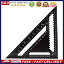 12inch Triangle Ruler for Woodworking Square Layout Gauge Measuring Tool
