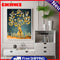 Golden Deer Oil Paint By Numbers DIY Acrylic Painting on Canvas Frameless Kit