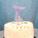 Baby Shower Party Decoration Cupcake Toppers Food Sticks Mermaid Cake Decor