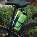 MTB Bicycle Bottle Cage Extension Rack Alloy Kettle Holder Extender (Blue) Newly