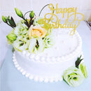 Kids Tool Home Paper Party Supplies Cake Topper Card  Happy Birthday Rose Decor