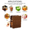 Biscuit Shape Designed Water Cup - Reusable Bottles Straw Design (Coffee)
