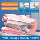 Shower Water Gun Children Water Toys Dual-Mode Spray Water Gun Gifts (Pink)