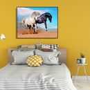 Painting By Numbers Kit DIY Fine Horse Hand Painted Canvas Oil Art Picture Craft