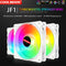 COOLMOON Case Fan Aura Sync Cooler Radiator 4Pin PWM Silent Computer Accessories