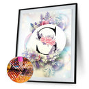 Handmade Flower Letter 5D DIY Full Round Drill Drawing Kit Diamond Painting Gift