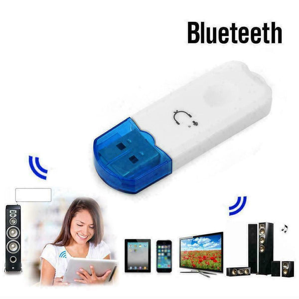 Car USB Bluetooth Wireless Stereo Audio Music Speakers Adapter . Don J3I3