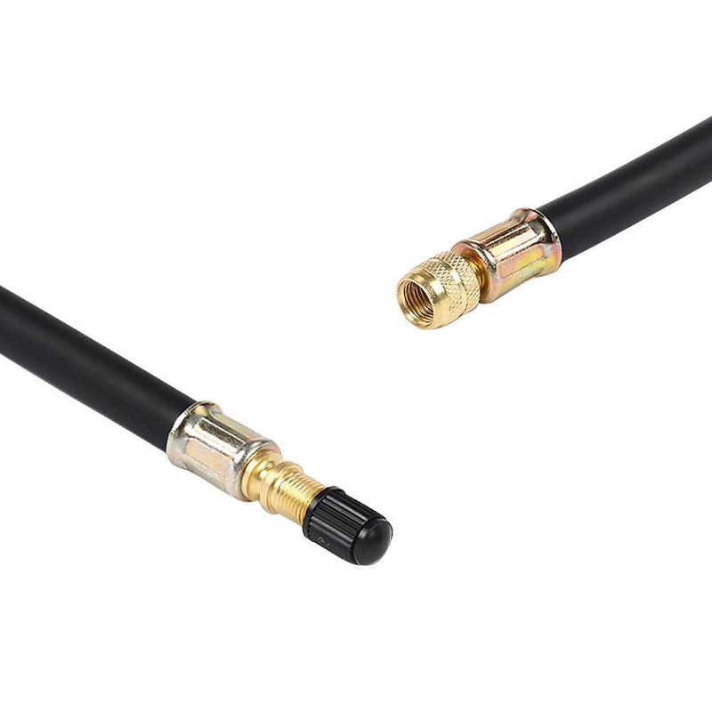 Car Wheel Valve Stem Flexible Rubber Hose Tyre Tire Valve Extension with Ca