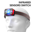 Charging COB Lighting Strong Light Induction Headlamp Fishing Small Headlight