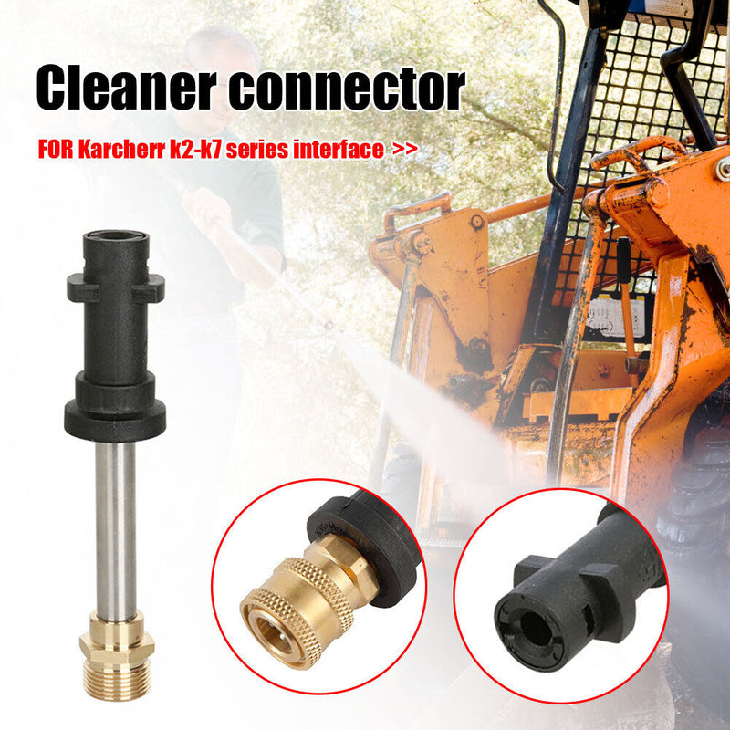 Pressure Washer Gun to M22-14mm Male Extension Adapter for Karcher K2-K7 Series