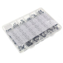 400pcs 1uF - 1000uF 24 Values SMD Aluminum Electrolytic Capacitors Kit: