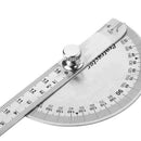15cm`180 Degree Adjustable Protractor multifunction stainless steel angle r W LR