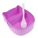 Cartoon Owl Lunch Box Food  Storage Container Portable Bento Box(Purple)