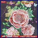 5D DIY Special Shaped Diamond Painting Flower Embroidery Kits Bedroom Wall De